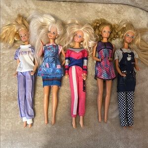 1966 Barbie Mattel lot of 5 Vintage